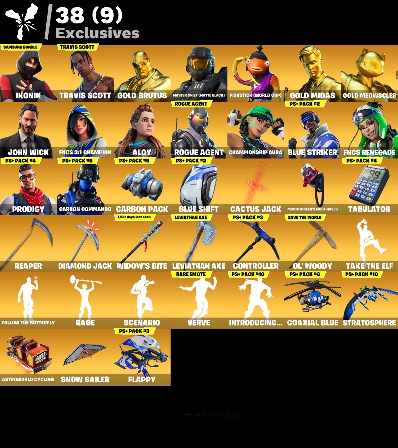 fortnite-account-ikonik-travis-scott-widows-bite-leviathan-axe-343-skins Image