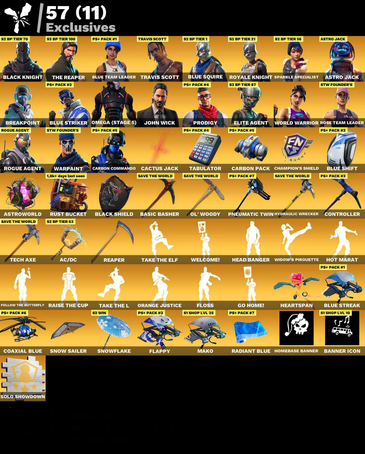 fortnite-account-reaper-travis-scott-black-knight-floss-take-the-l-275-skins Image