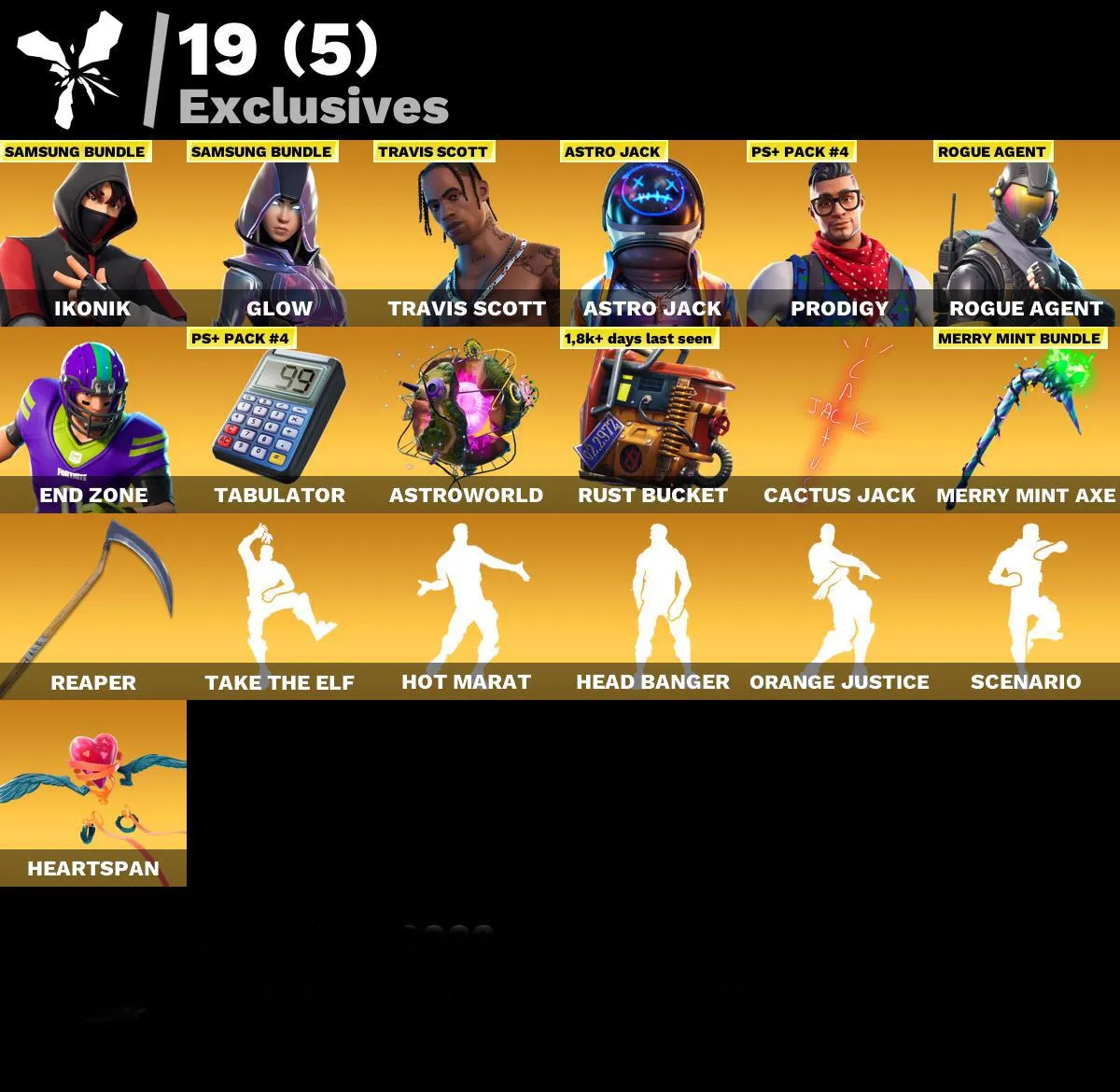 fortnite-account-travis-scott-ikonik-glow-minty-spitzhacke-106-skins Image