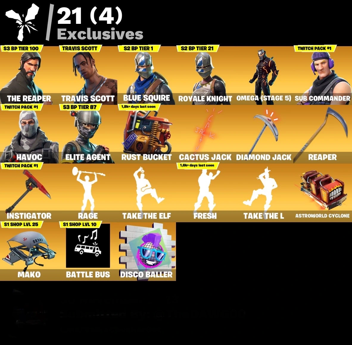 fortnite-account-travis-scott-s2-s3-battel-pass-mako-gleiter-102-skins Image